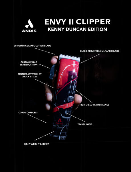 Andis Envy 2 Kenny Duncan Edition